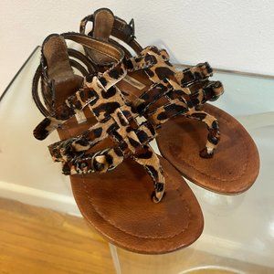 Cynthia Vincent Hayes Leopard Sandal
